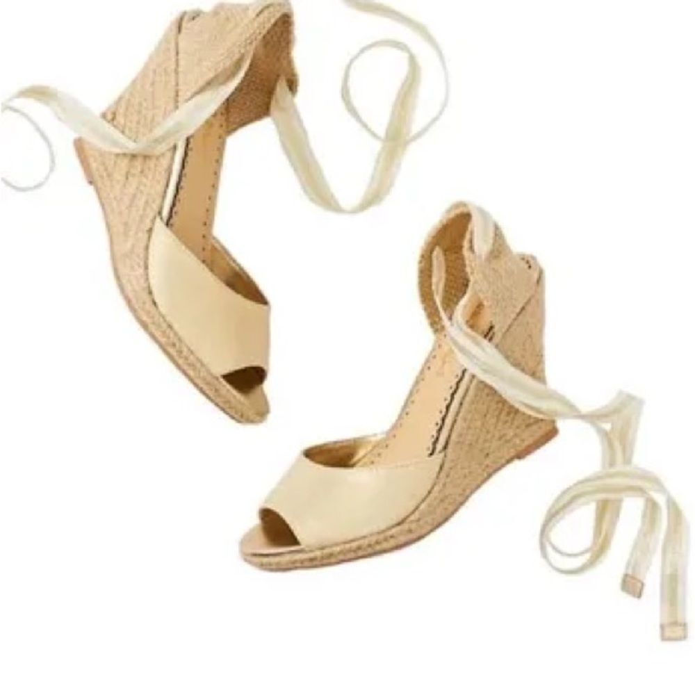 Lilly Pulitzer Elegant Espadrille Wedge Sandals Size 8